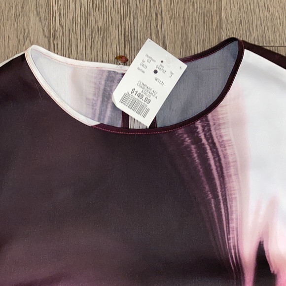 Short Sleeve Maxi Dress. US 06. Black/Pink/White. - Picture 3 of 5